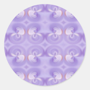 Purple Classic Round Sticker