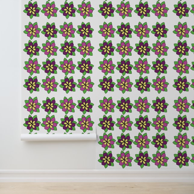 Purple Clematis Flower Wallpaper (Application)