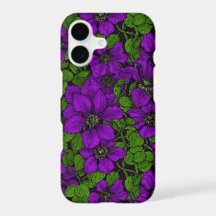 Purple Clematis vine
