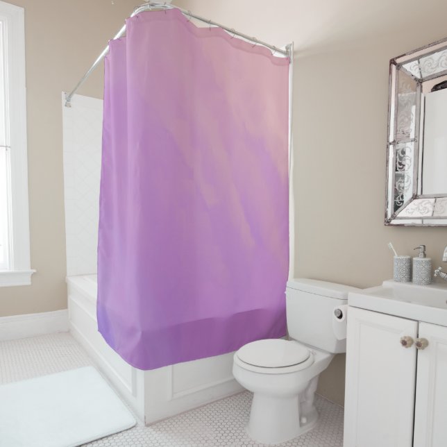 Purple Clouds at Twilight  Shower Curtain (In Situ)