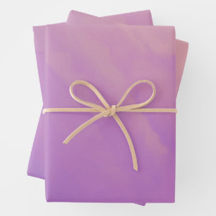 Purple Clouds at Twilight Wrapping Paper Sheet