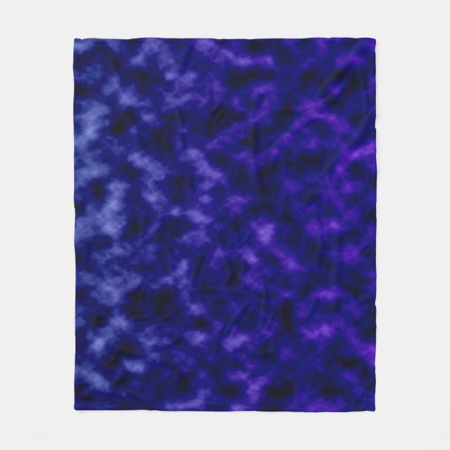 Purple Clouds Fleece Blanket (Front)