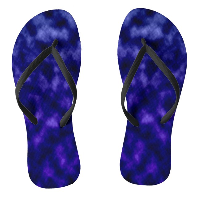 Purple Clouds Jandals (Footbed)