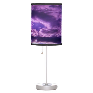 Purple Clouds Table Lamp