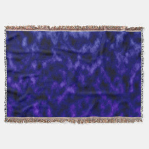 Purple Clouds Throw Blanket