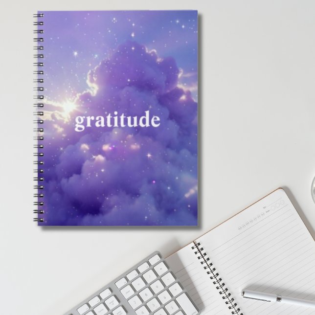 Purple Cloudy Aesthetic Gratitude Journal (Creator Uploaded)