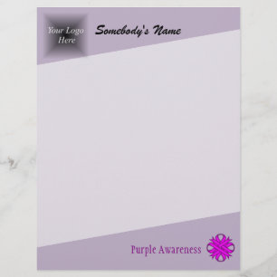 Purple Clover Ribbon by Kenneth Yoncich