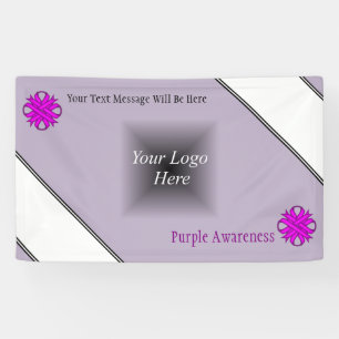 Purple Clover Ribbon by Kenneth Yoncich Banner