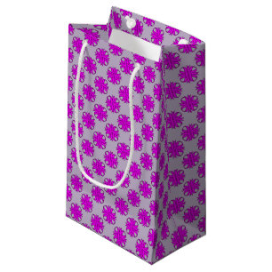Purple Clover Ribbon by Kenneth Yoncich Small Gift Bag