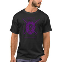 Purple club shirt large logo
