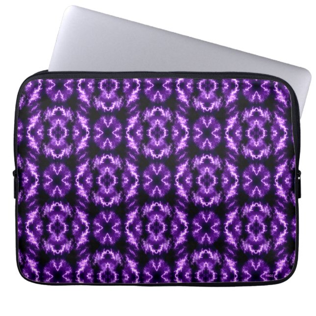 Purple Clusters.... Laptop Sleeve (Front)