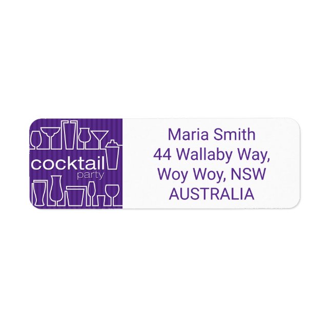 Purple cocktail party (Front)