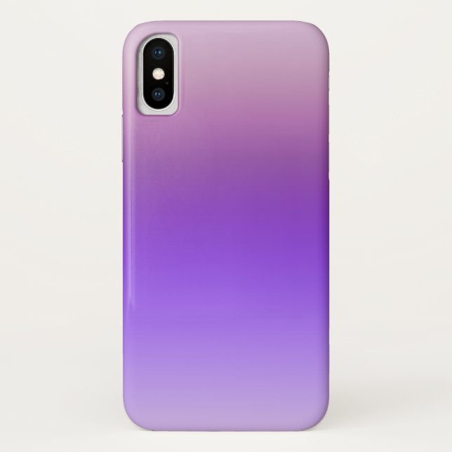 Purple Color Gradient Ombre Case-Mate iPhone Case (Back)