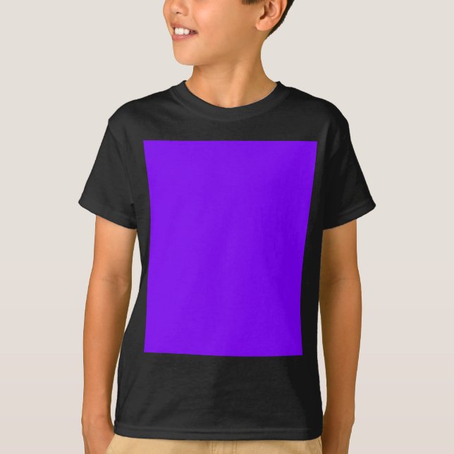 Purple Colour Customised Designer T-Shirt (Front)