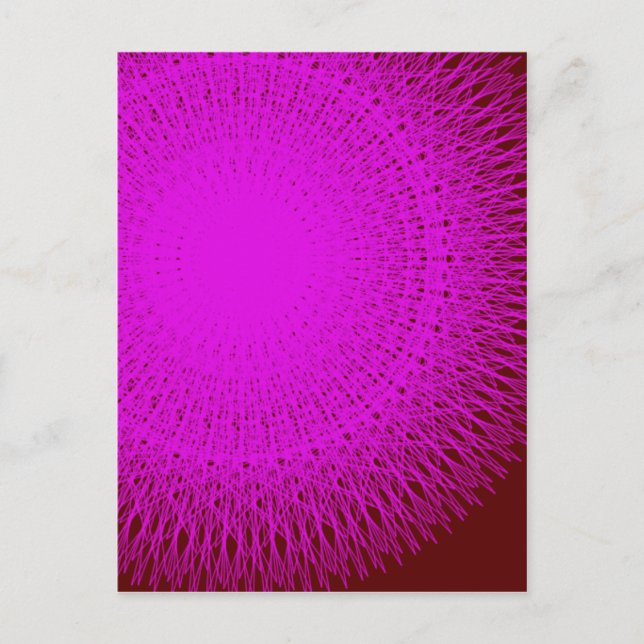 purple colour shadow lover postcard (Front)