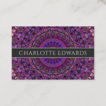 Purple Colourful Floral Mandala
