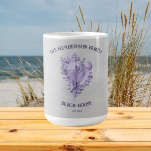Purple Conch Shell Coffee Mug
