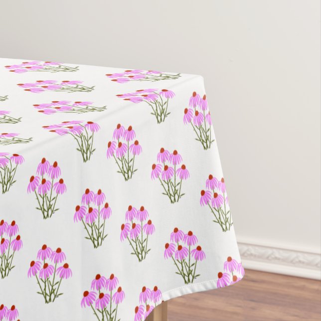 Purple Cone flowers Tablecloth (In Situ)