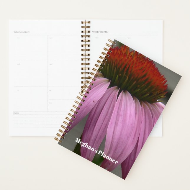 Purple Coneflower Planner - Original Photography (Display)