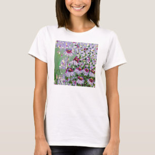 Purple coneflowers tee shirt