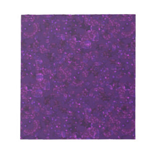 Purple confetti notepad