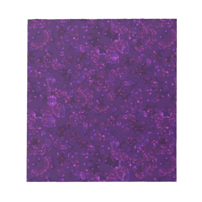 Purple confetti notepad (Front)