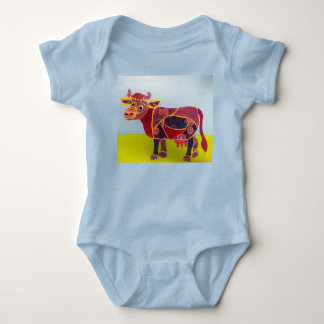 Purple Cow Onesy Baby Bodysuit