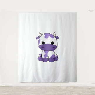 Purple cow Oversized T-Shirt_1 Tapestry