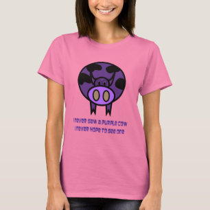 Purple cow T shirt