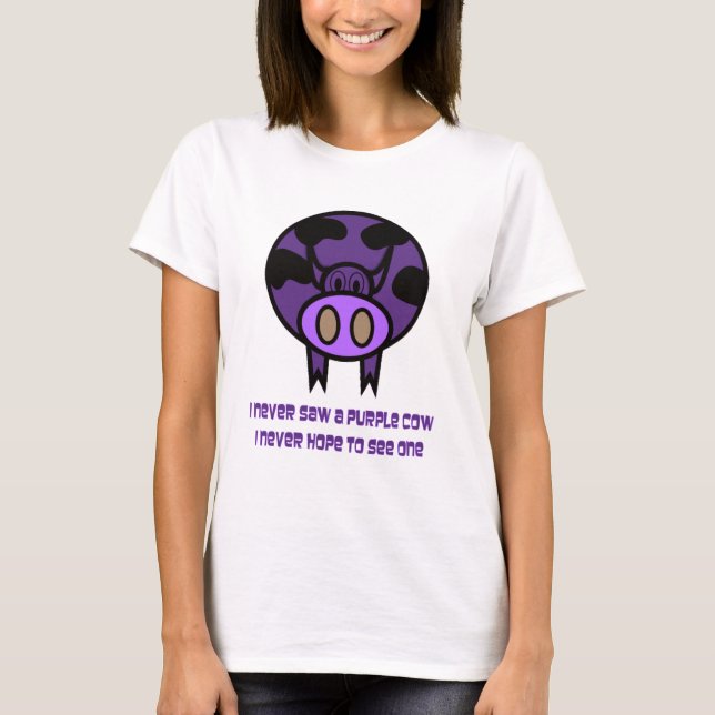 Purple cow T shirt (Front)