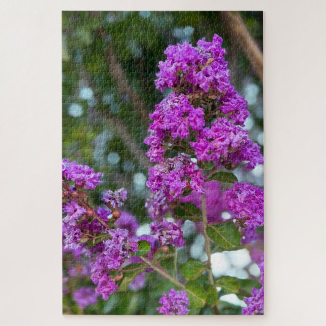 Purple Crape Myrtle, Livermore Jigsaw Puzzle (Vertical)