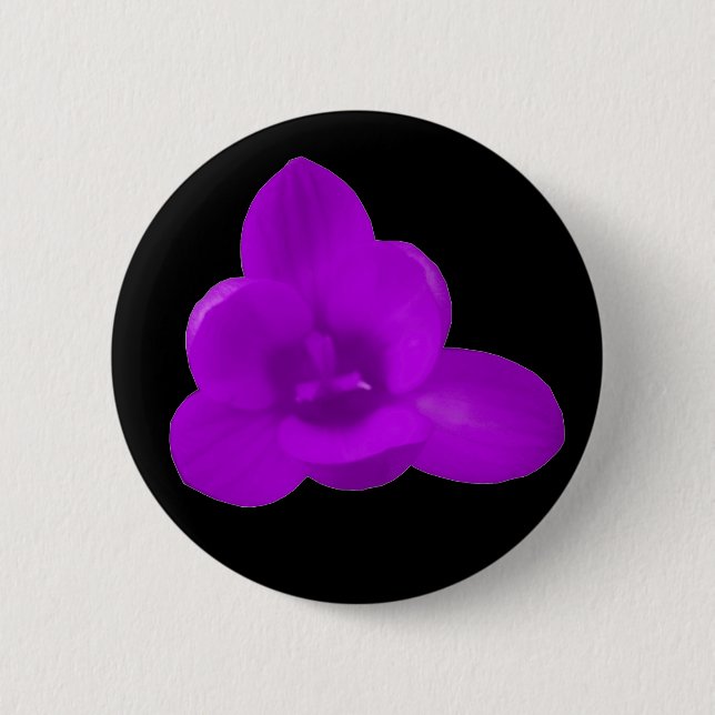 Purple Crocus Button (Front)