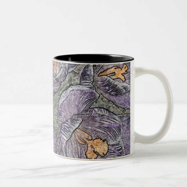 Purple Crocus Mug (Right)