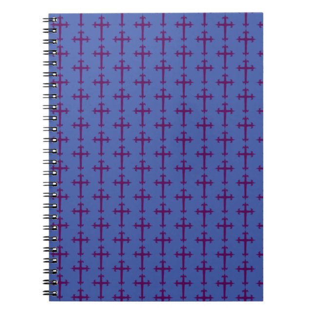 Purple Cross Lenten and Advent Devotional Art Notebook (Front)