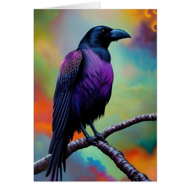Purple Crow, All purpose card (Front)