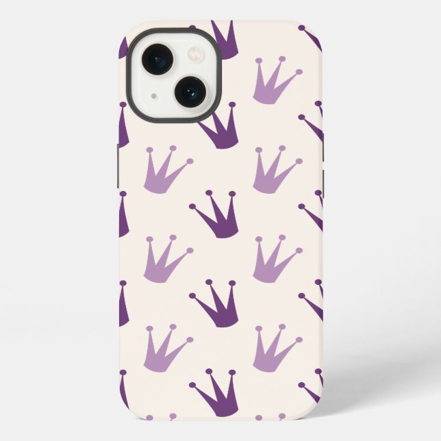 Purple Crowns iPad Case (Back)
