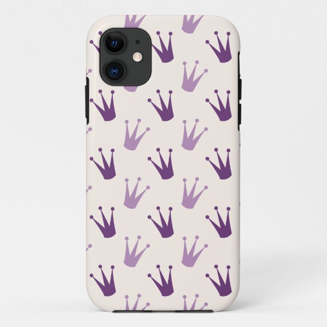 Purple Crowns iPhone 5/5S Case (Back)