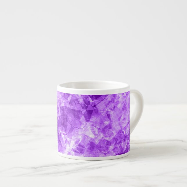 Purple Crumpled Texture Espresso Cup (Front Right)