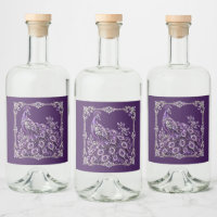 Purple Crystal Peacock Luxury collection
