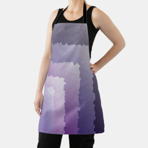 Purple crystals apron