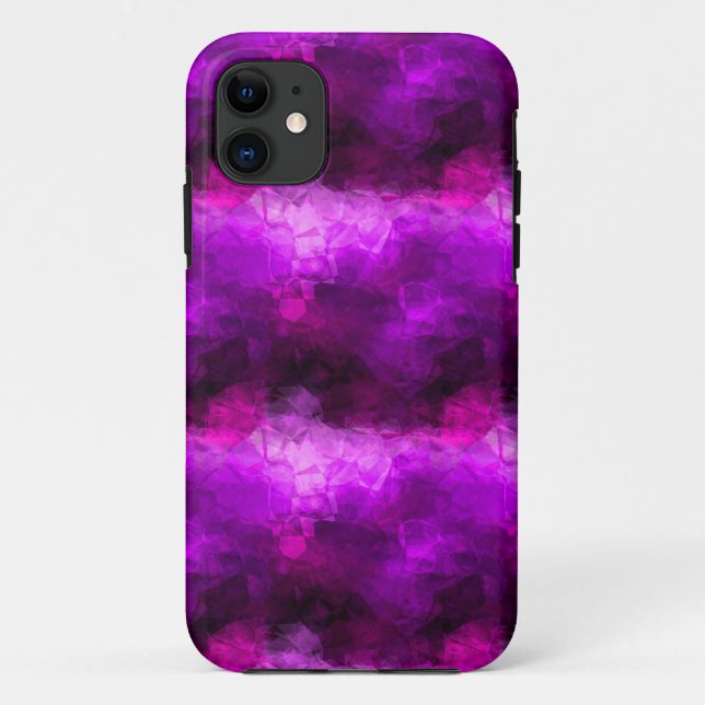 Purple Crystals Case-Mate iPhone Case (Back)
