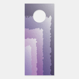 Purple crystals door hanger
