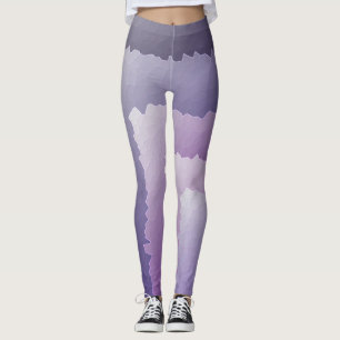 Purple crystals leggings