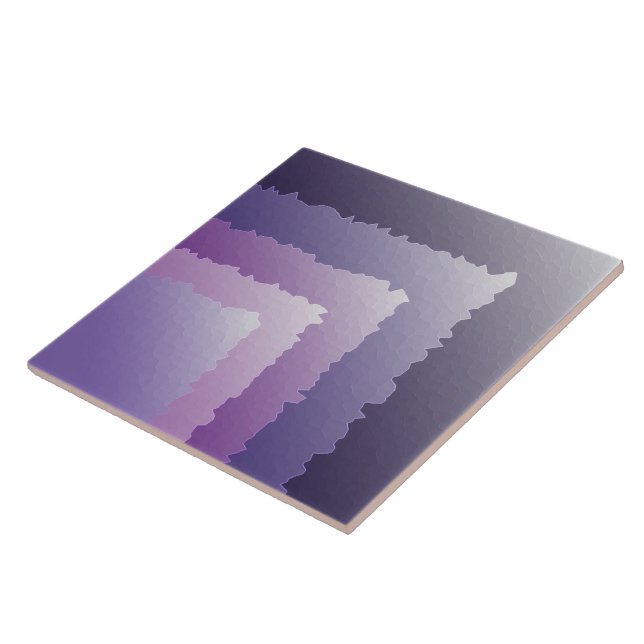 Purple crystals tile (Side)