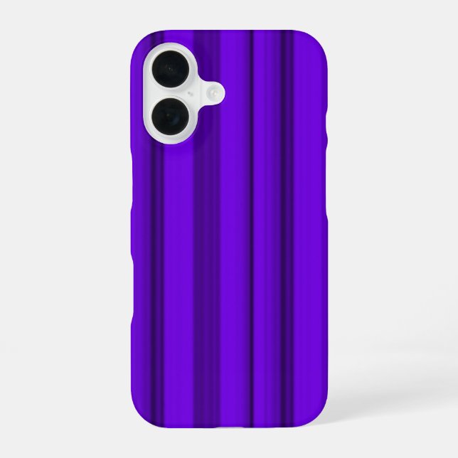 Purple Curtain iPhone 16 Case (Back)
