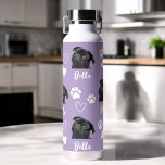 Purple Custom Love Paw Print Dog Lover Pet Photo Water Bottle<br><div class="desc">The "Custom Love Paw Print Dog Lover Pet Photo Insulated Tumbler" is the perfect companion for dog enthusiasts on the go. Featuring a personalised photo of your beloved pet, this tumbler showcases your unique bond while keeping your drinks hot or cold for hours. Crafted from high-quality stainless steel, it ensures...</div>