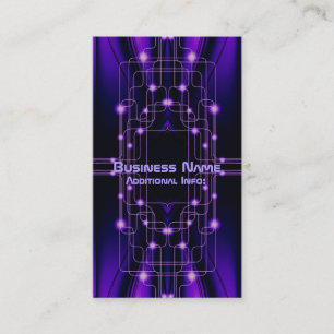Purple Cyber Circuits Business Card 2
