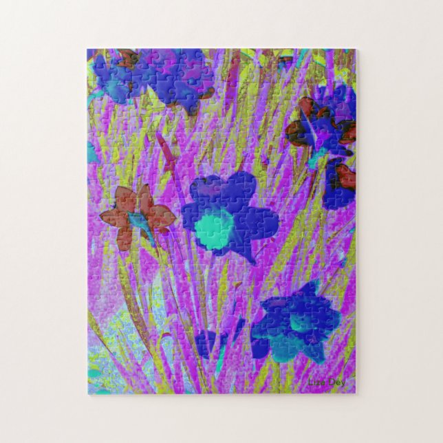 'Purple Daffodils' Jigsaw Puzzle (Vertical)