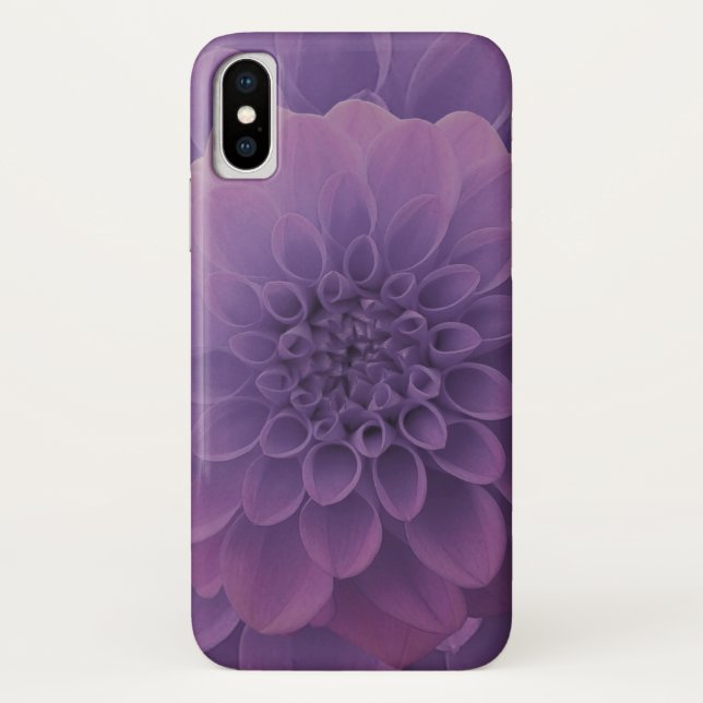 Purple Dahlia Case-Mate iPhone Case (Back)