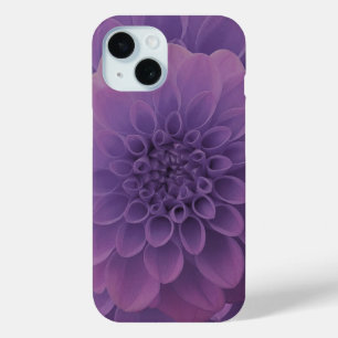 Purple Dahlia iPhone 15 Case